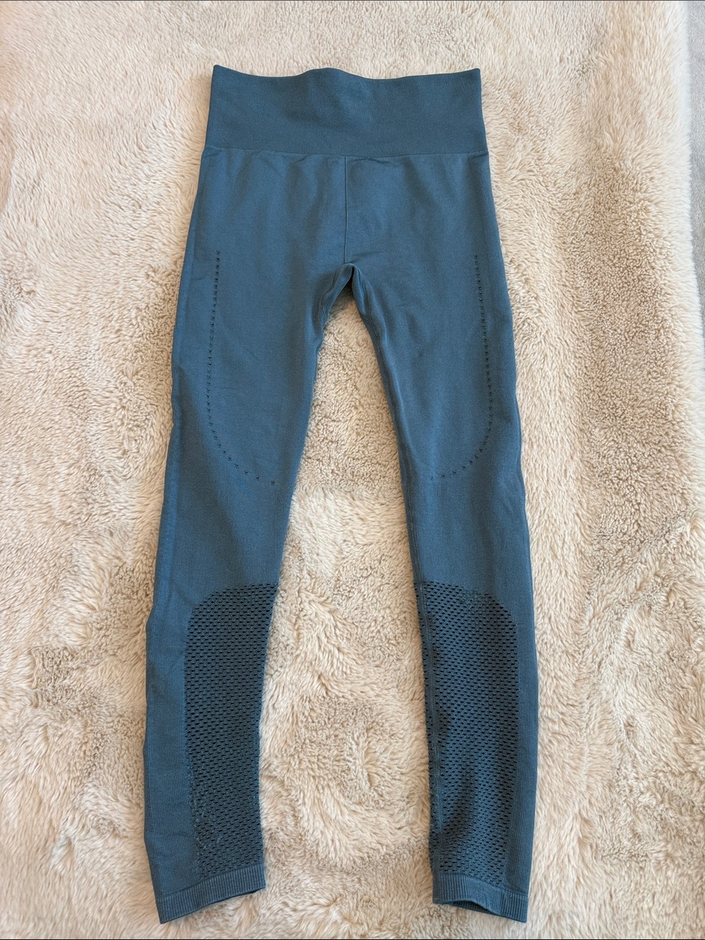 Seamless High-Waist womens Leggings in Teal